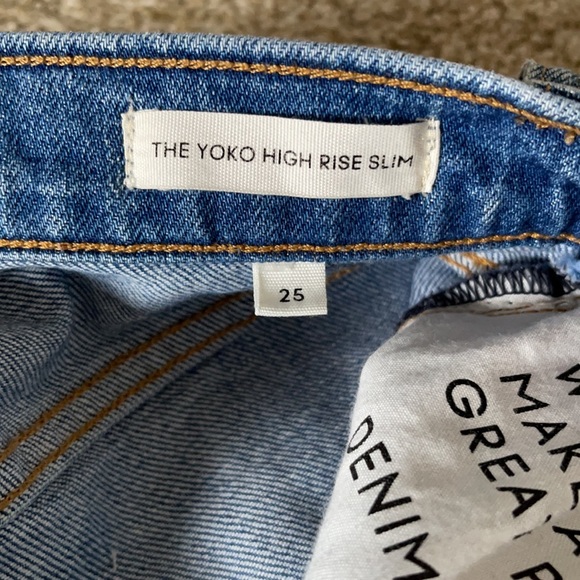 !SOLD! Denim Forum The Yoko High Rise Slim Jeans Size 25 ORGANIC COTTON! - Picture 10 of 10